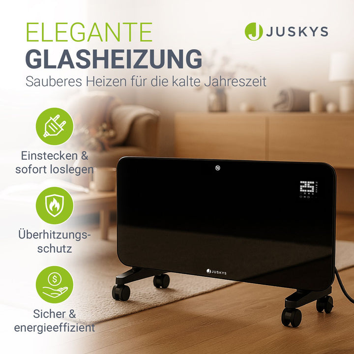 Glasconvector met max 2000 W