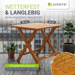 Opklapbare houten tafel Zadar
