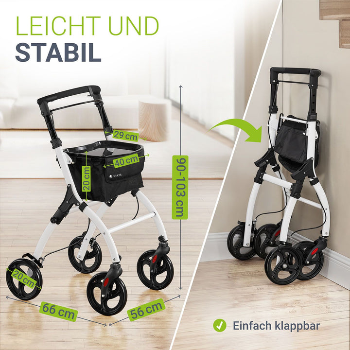 Rollator voor het appartement