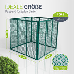 Metalen composter voor tuinafval