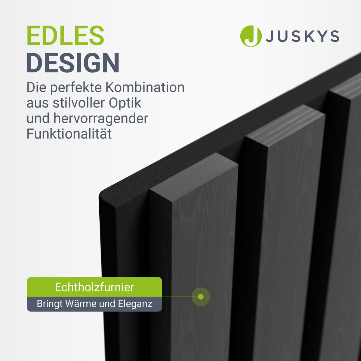 Akoestische panelen houtlook 4er Set