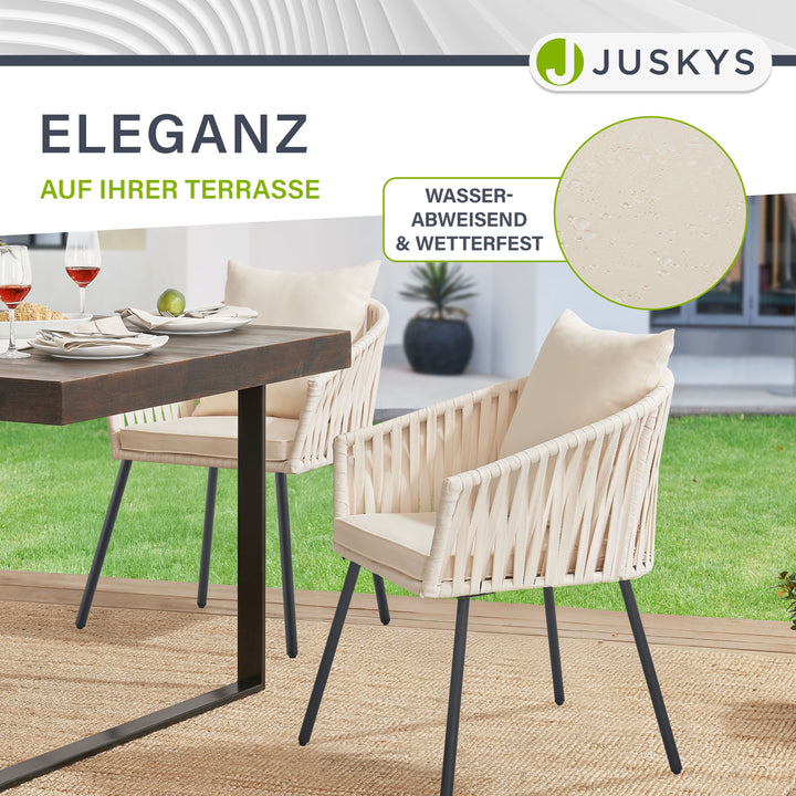 2er-Set Rope stoelen
