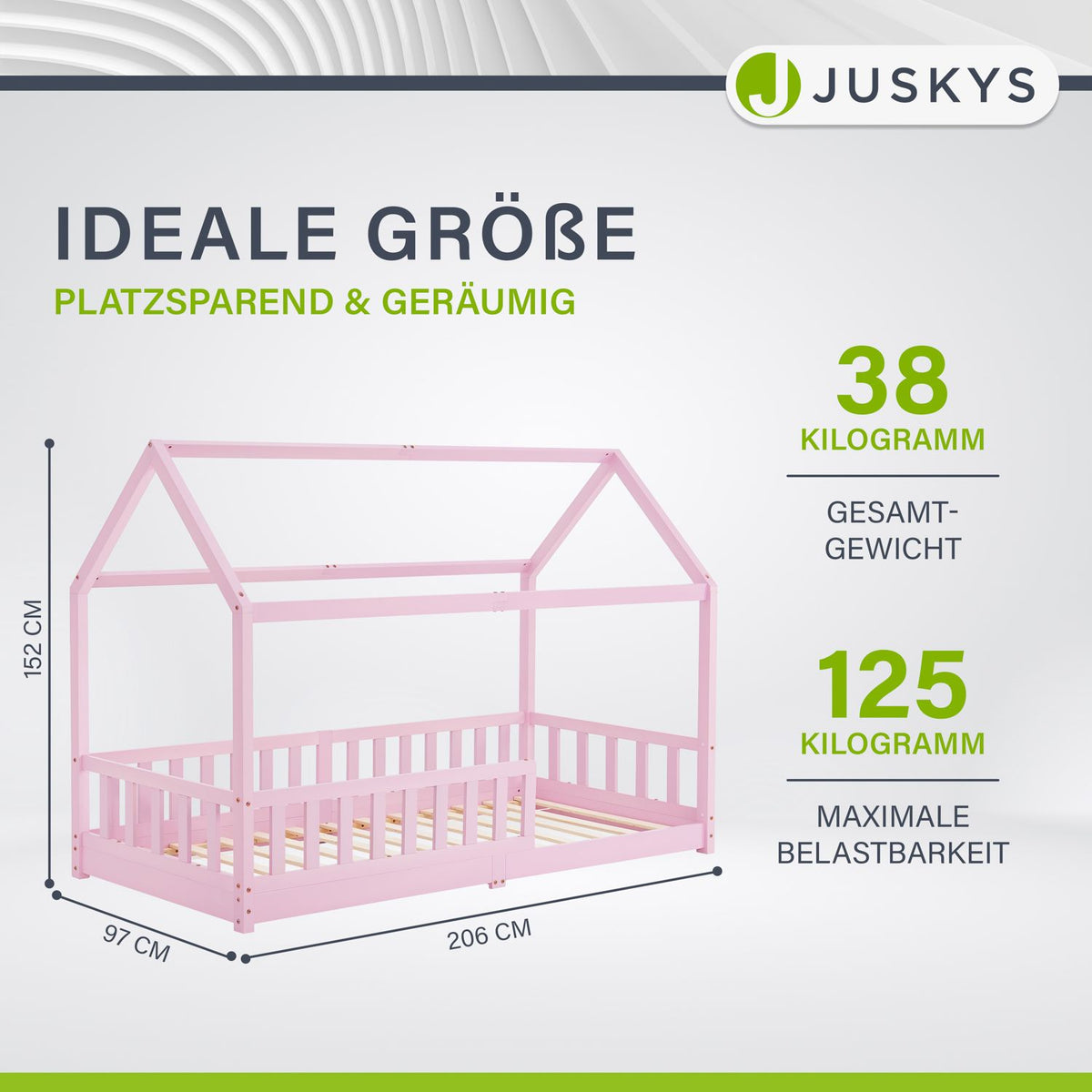 Kinderbed Marli 90 x 200 cm