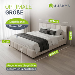 Gestoffeerd bed Florenz