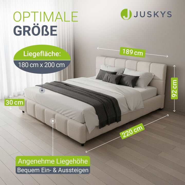 Gestoffeerd bed Florenz