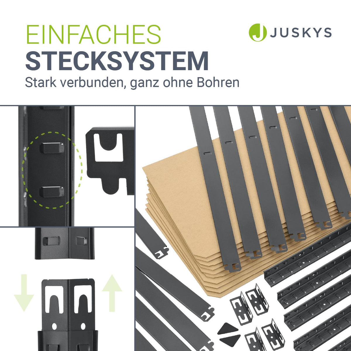 Opbergrek Basic 2er bis 8er Set 180 x 90 x 40 cm