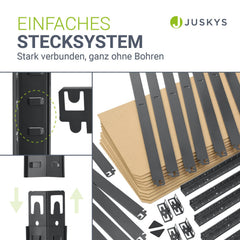 Opbergrek Basic 2er bis 8er Set 180 x 90 x 40 cm