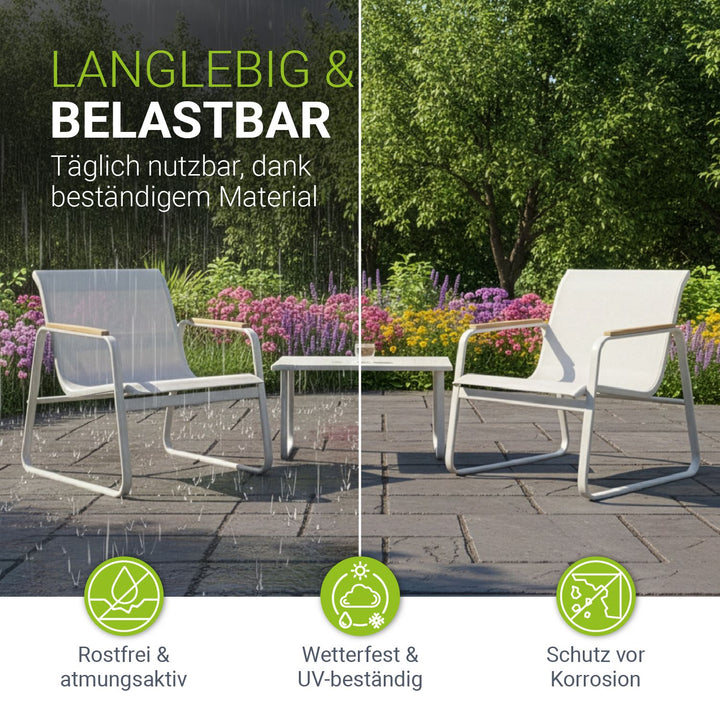 Tuinmeubelset Genua 4-teilig
