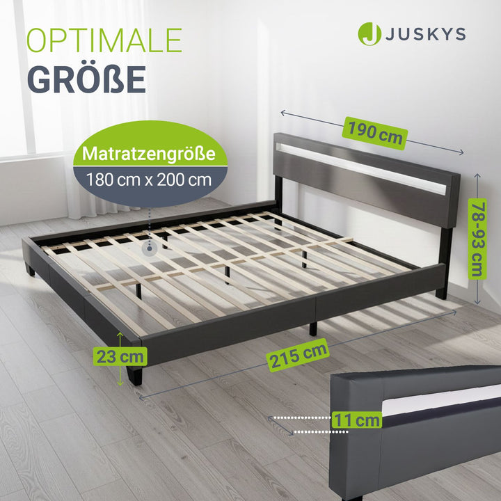 Gestoffeerd bed Paris