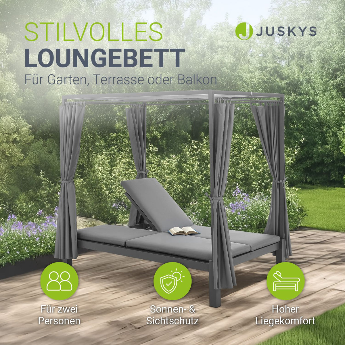 Tweepersoons loungebed Kreta
