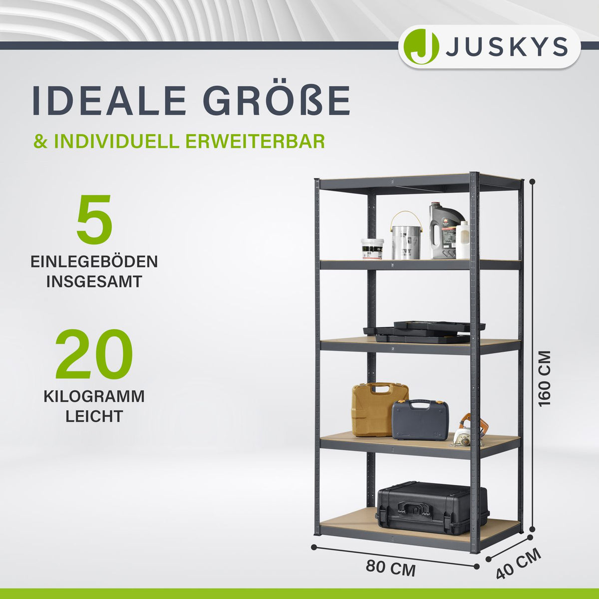 Opbergrek Basic 200 x 100 x 60 cm