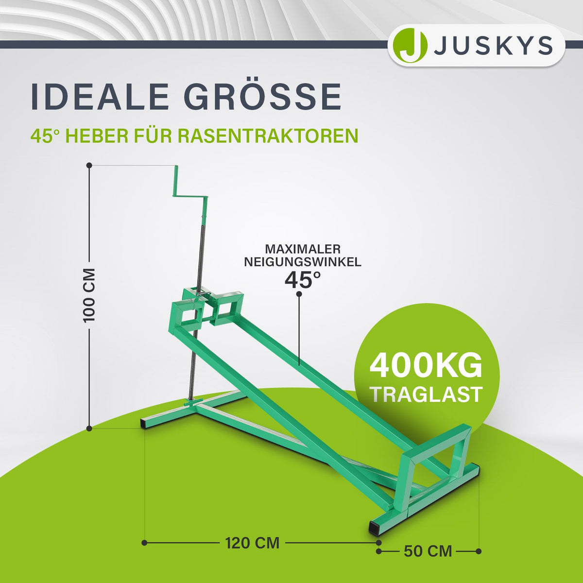 Zitmaaier krik tot 400 kg