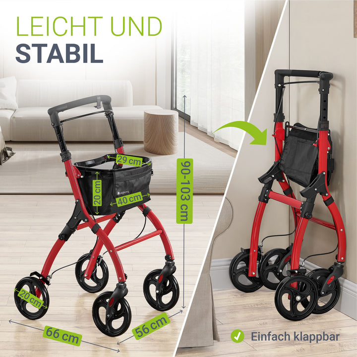 Rollator voor het appartement