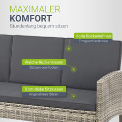 Rattan zitgroep Turin