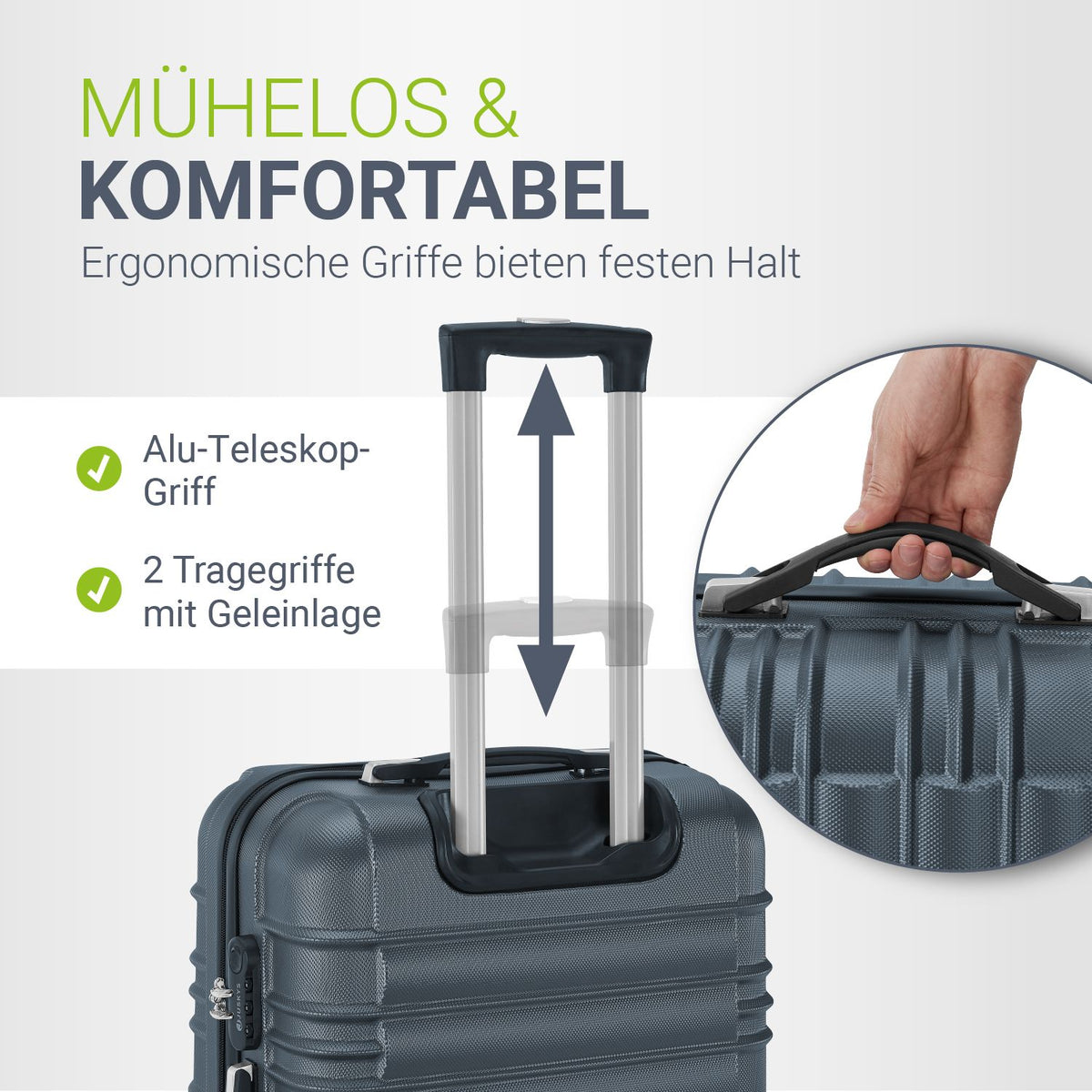 Kofferset met harde schaal Rome