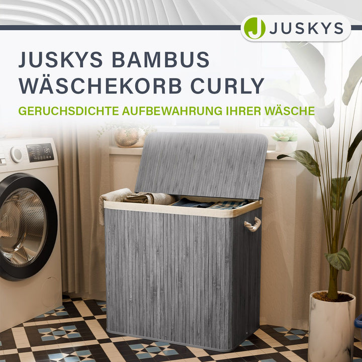 Bamboe wasmand Curly