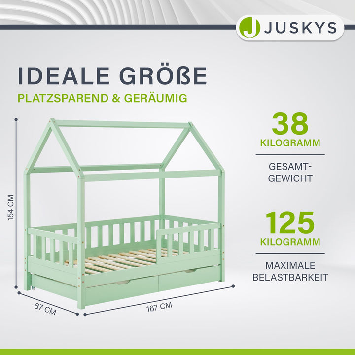 Kinderbed Marli 80 x 160 cm met bedlade