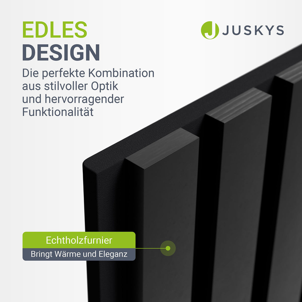 Akoestische panelen houtlook 4er Set