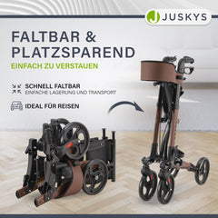 Aluminium rollator Vital met zitje