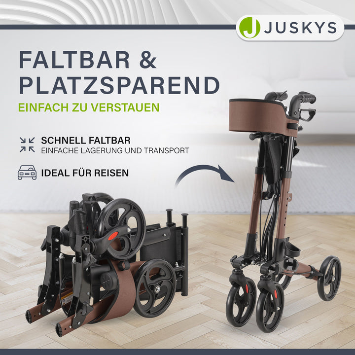 Aluminium rollator Vital met zitje