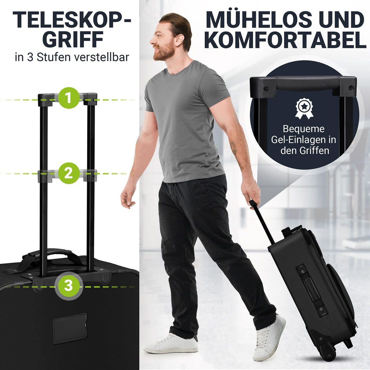 Reistrolley kofferset Athen