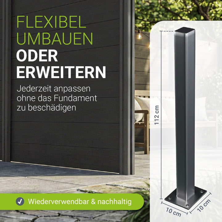 Opschroefhuls tbv WPC hekelementen
