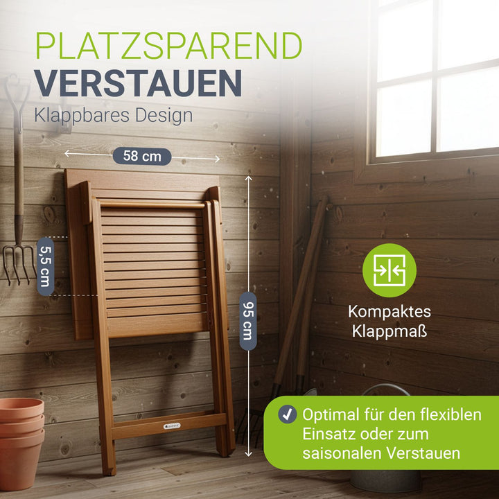 Opklapbare houten tafel Zadar