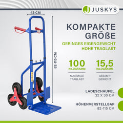 Trappensteekwagen tot max. 100 kg