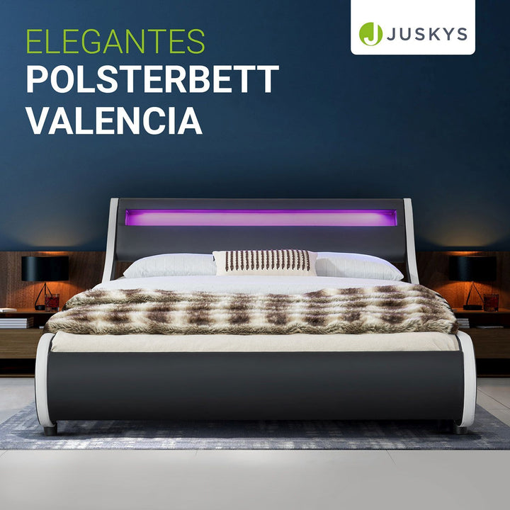 Gestoffeerd bed Valencia