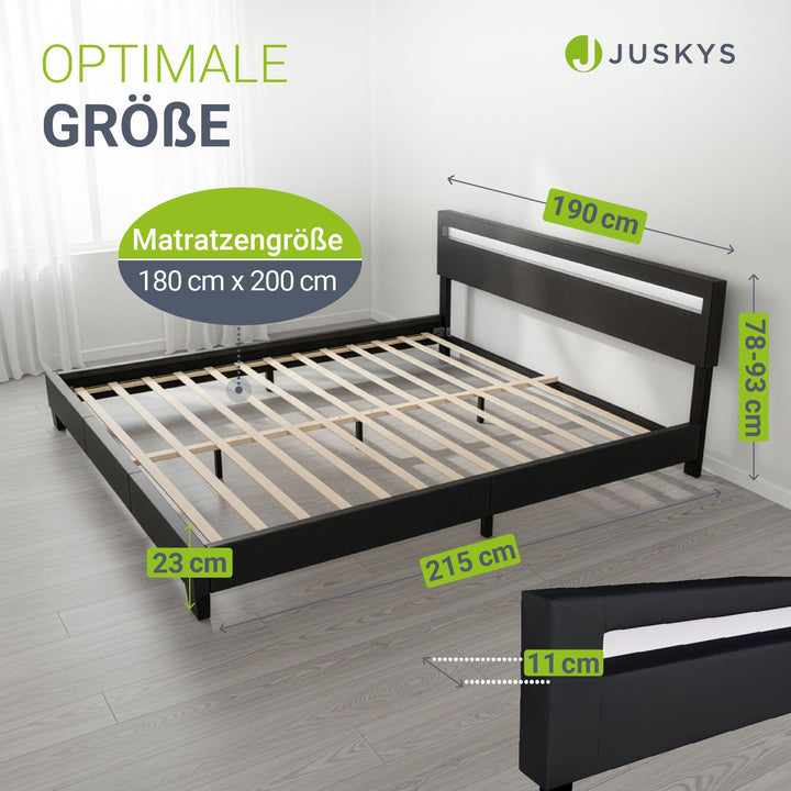 Gestoffeerd bed Paris