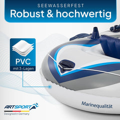 Opblaasbare waterfiets met twee banken - 3,22 m