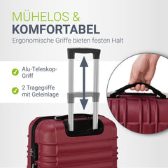 Kofferset met harde schaal Rome