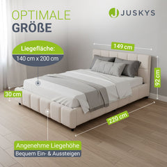 Gestoffeerd bed Florenz