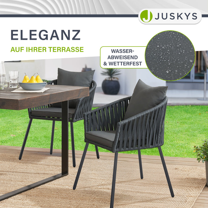2er-Set Rope stoelen