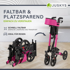 Aluminium rollator Vital met zitje