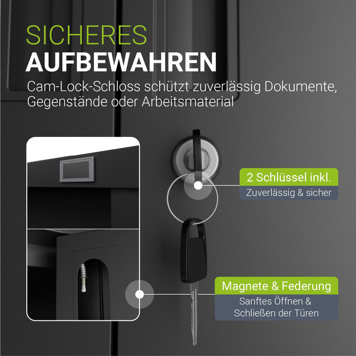 Metalen archiefkast
