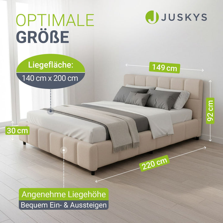 Gestoffeerd bed Florenz
