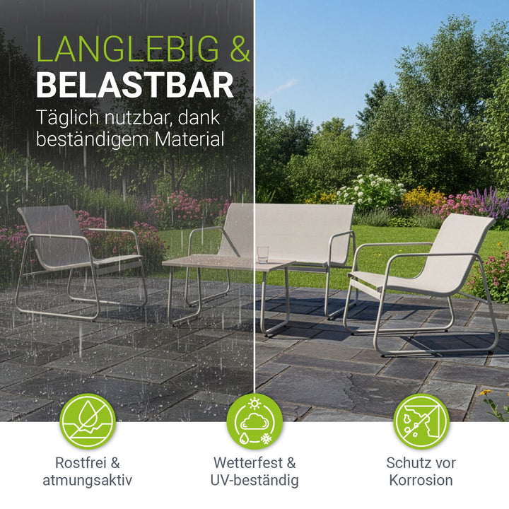 Tuinmeubelset Genua 4-teilig