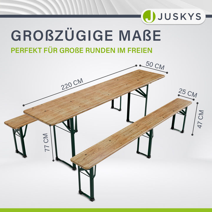 Biertentenset Passau 220 cm