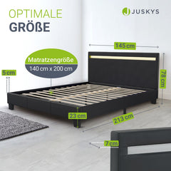 Gestoffeerd bed Paris