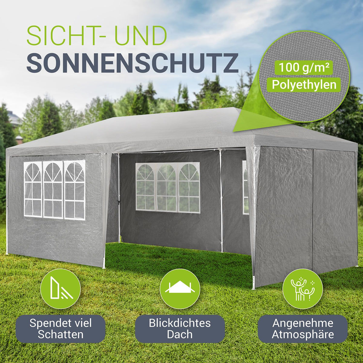 Feesttent 3x6 m