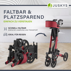 Aluminium rollator Vital met zitje