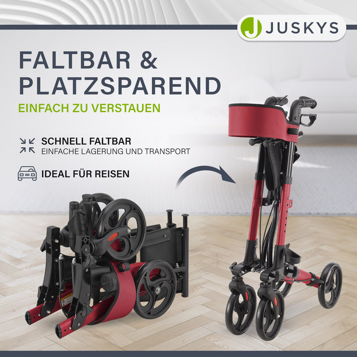 Aluminium rollator Vital met zitje