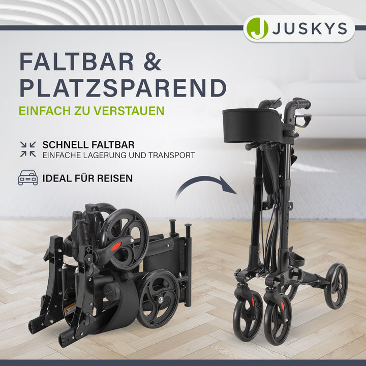 Aluminium rollator Vital met zitje