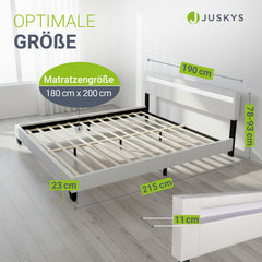 Gestoffeerd bed Paris