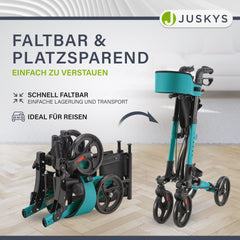 Aluminium rollator Vital met zitje