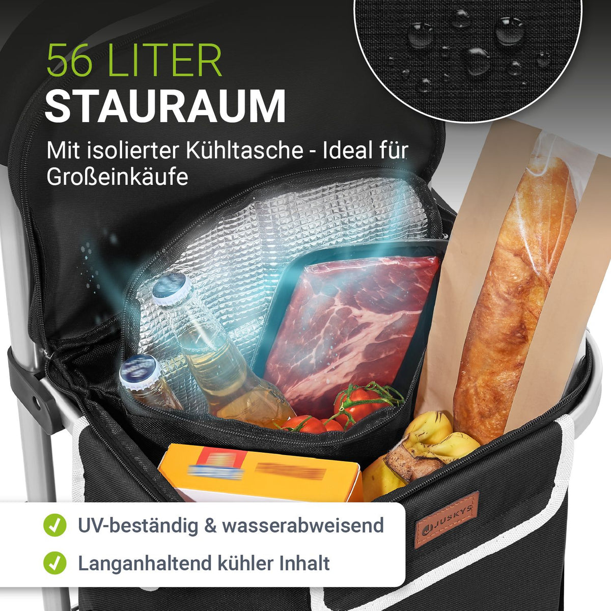Trapklimmer met boodschappentrolley