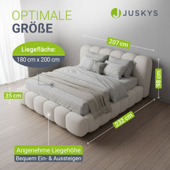 Gestoffeerd bed Catania
