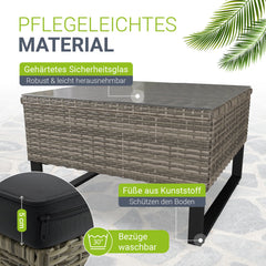 Tuinlounge voor 4 mensen Santorini