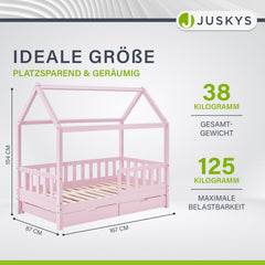 Kinderbed Marli 80 x 160 cm met bedlade